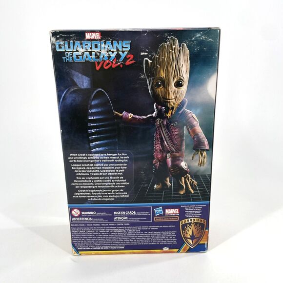 Marvel Guardians of the Galaxy Vol 2 Groot Figure Ravager Outfit NEW *BOX WEAR - Picture 2 of 12